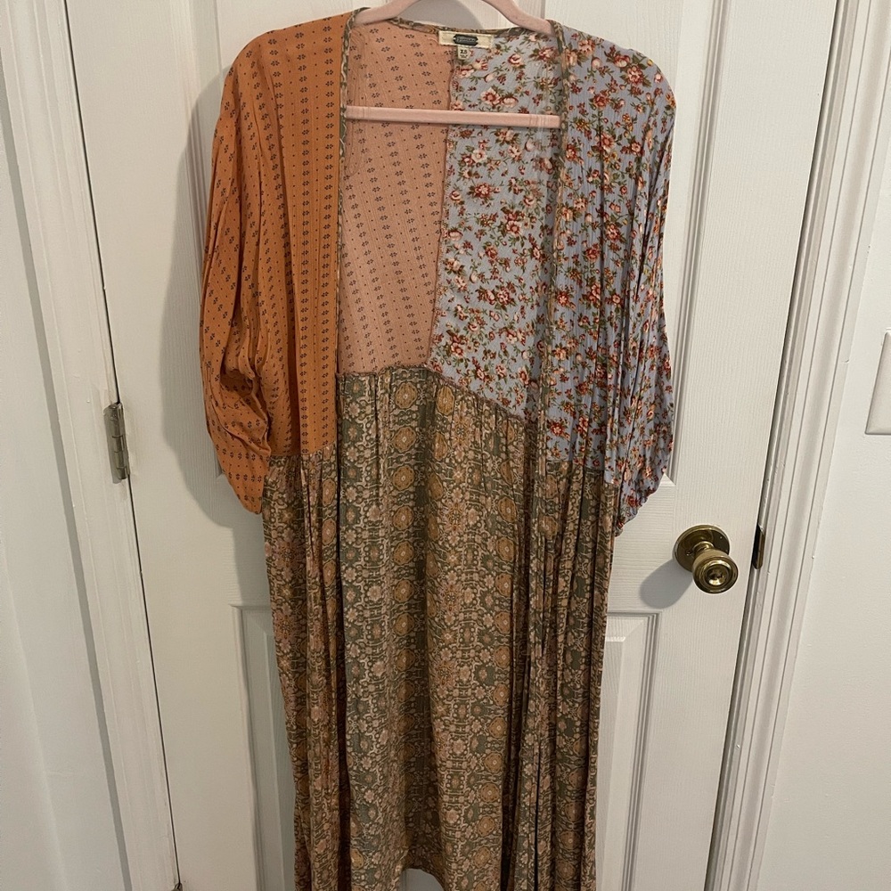 Gimmicks Patchwork Duster Kimono - image 1